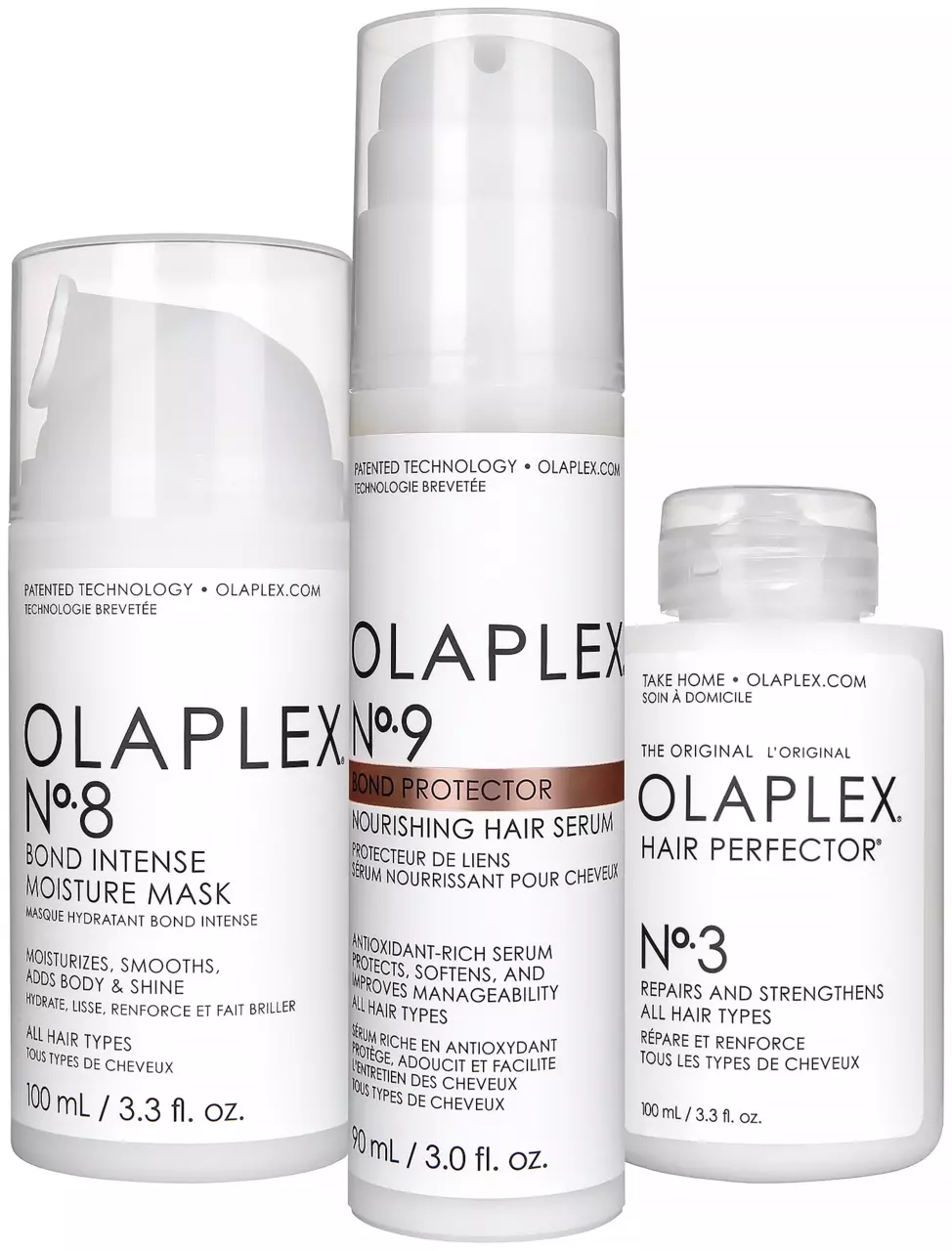 olaplex-care--style-trio hårvårdsprodukt