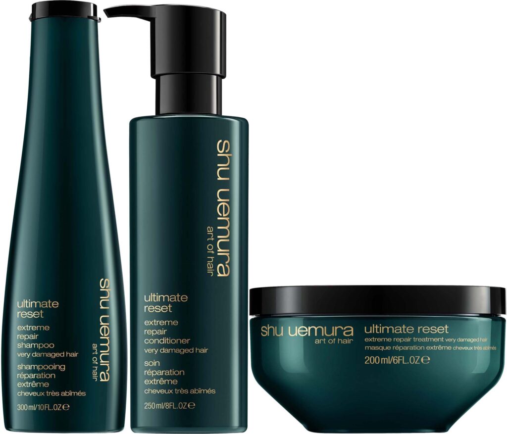 Shu Uemura Ultimate Reset – reparerande hårvårdstrio